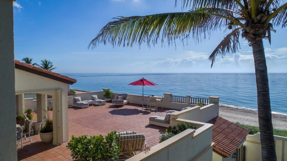Aerial - Patio to Ocean - South