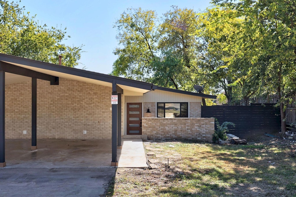 View of front facade with brick siding