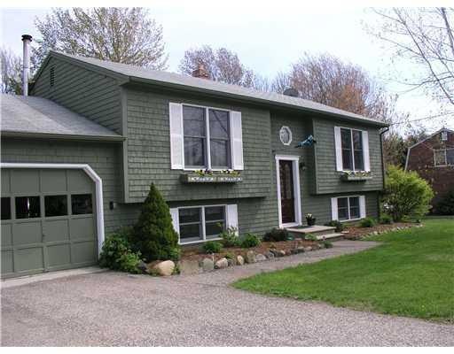 Exterior Front. Large yard....