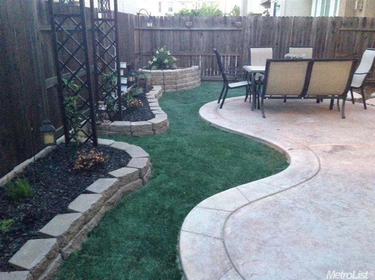 Large back yard with plenty of space to relax and 