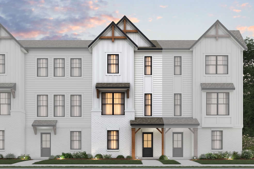 3-Story Farmhouse Elevation 3
