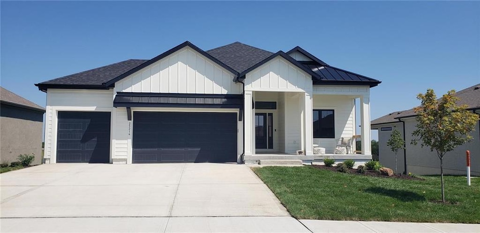Modern farmhouse elevation shown. Picture is of a different model. Contact agent for more details.