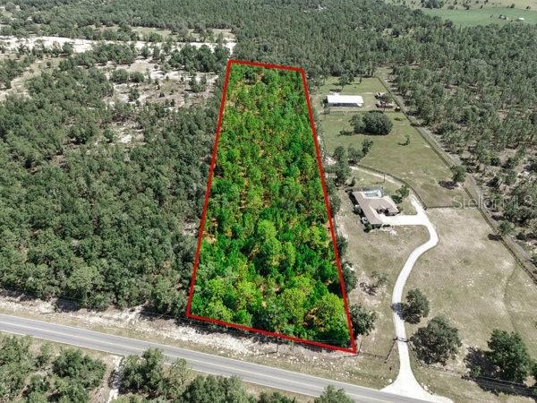 Aerial view of property