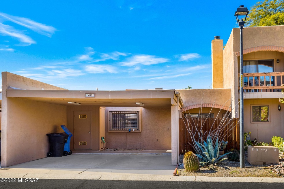 Front entry and carport