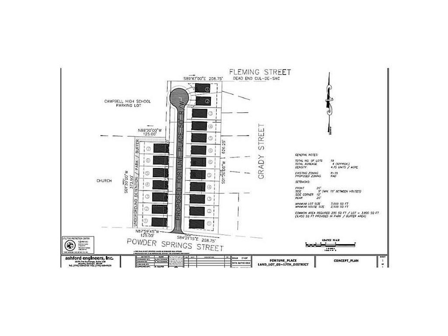 Other Plan. Proposed 18-lot subdivision using the 
