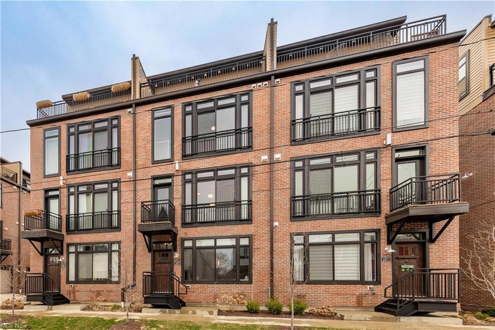 The strikingly handsome brick building, contempora