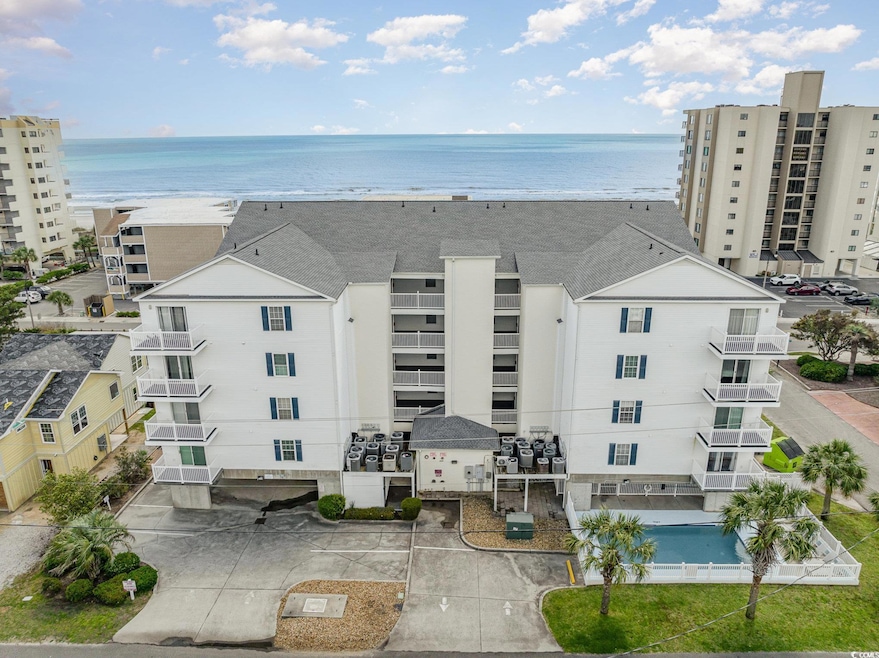 View of building exterior with a water view