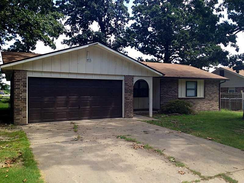 Exterior Front. Quiet and shady, mature trees shad