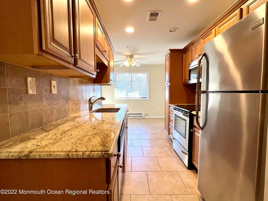 Kitchen with granite