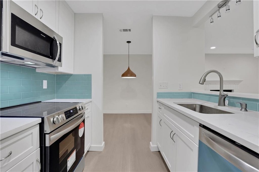 Kitchen with brand new stainless steel