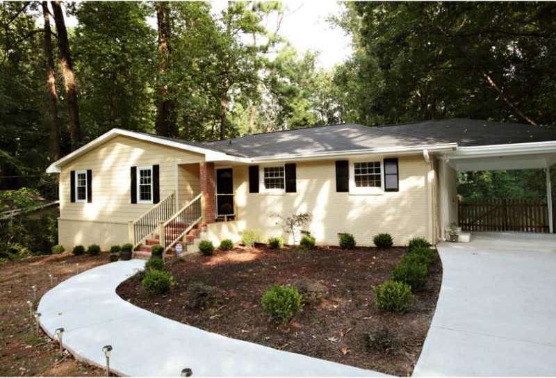 Exterior Front. Gorgeous completely renovated home