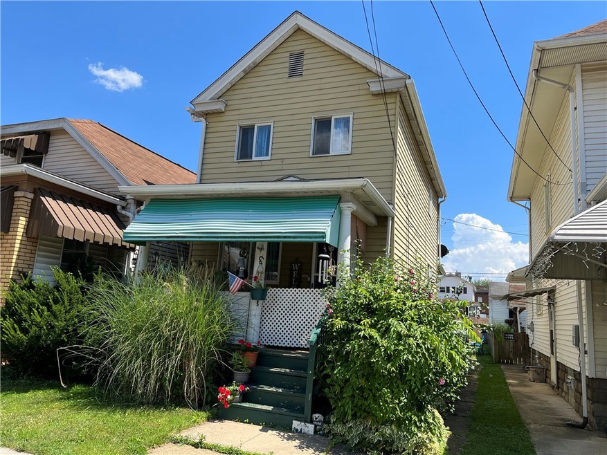 2 story with covered front porch.
