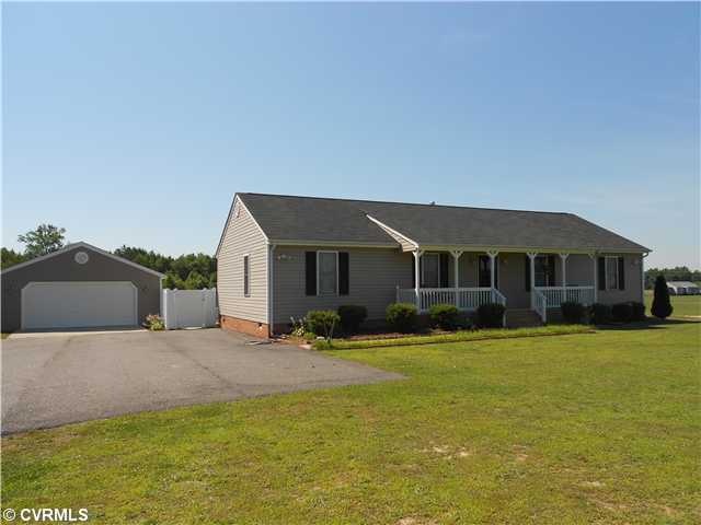Exterior Front - 6.5 Acres, Detached Garage, Addit
