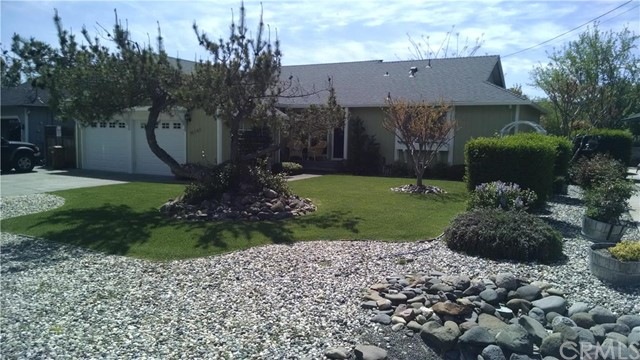 Beautifully landscaped front yard