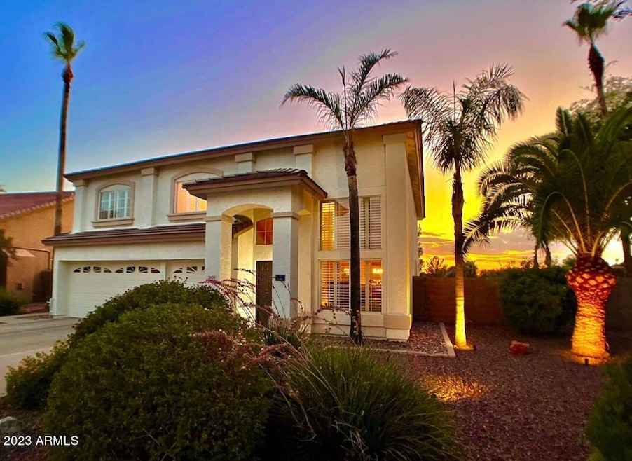 Front at dusk