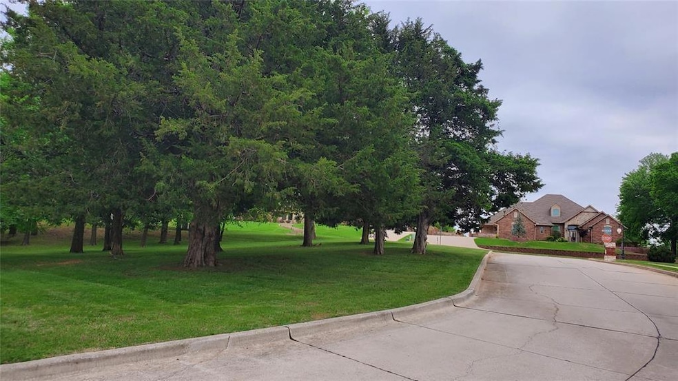 View of road frontage on Eagles Nest. Corner lot a