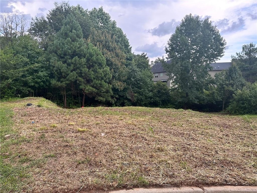Front of lot from curb view