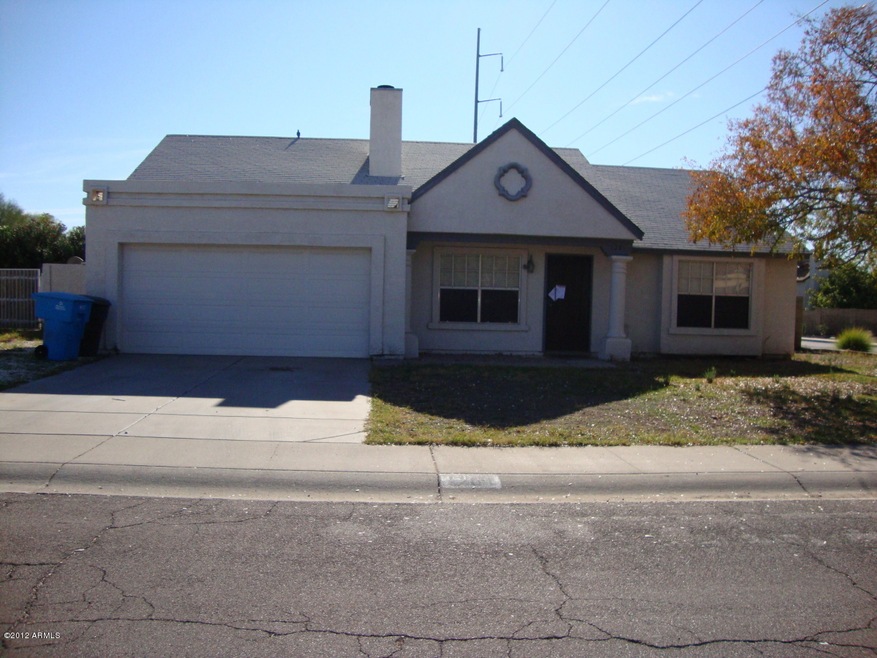 front of property