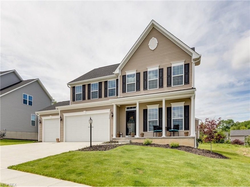 This exquisite colonial-style home has over 2,500 