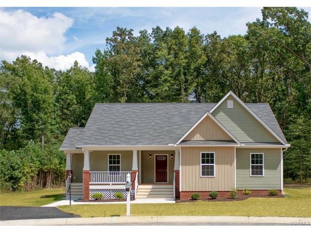 Photo is of a previously built home