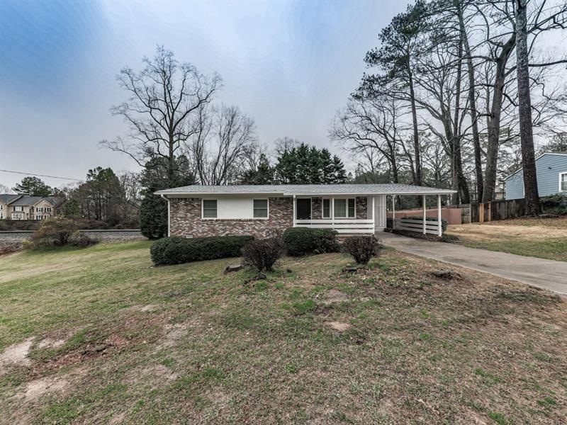 Four-sided brick ranch that has been totally renov
