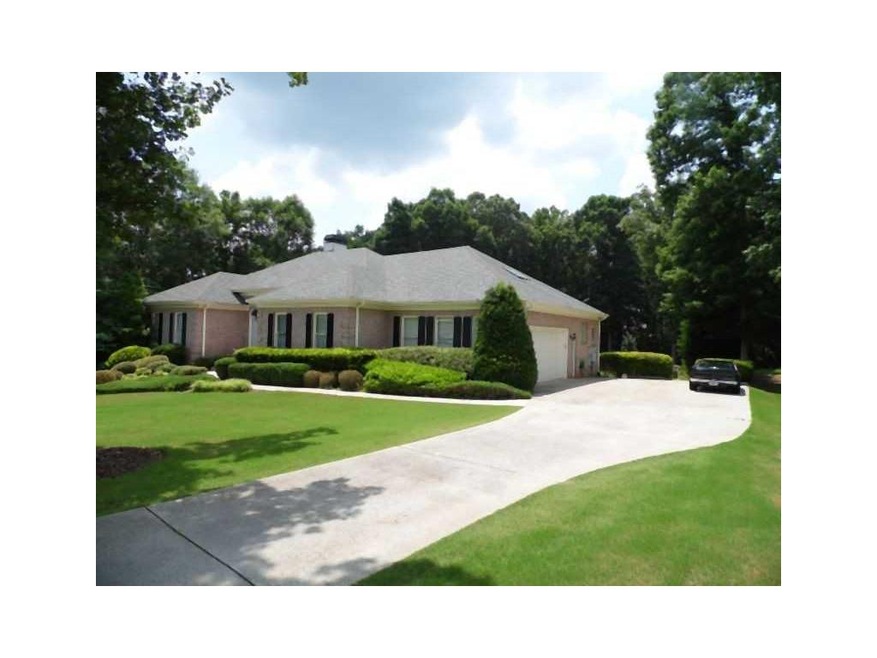 Exterior Front. Massive ranch on full finished bas