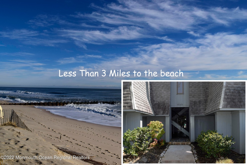 less than 3 miles from beach