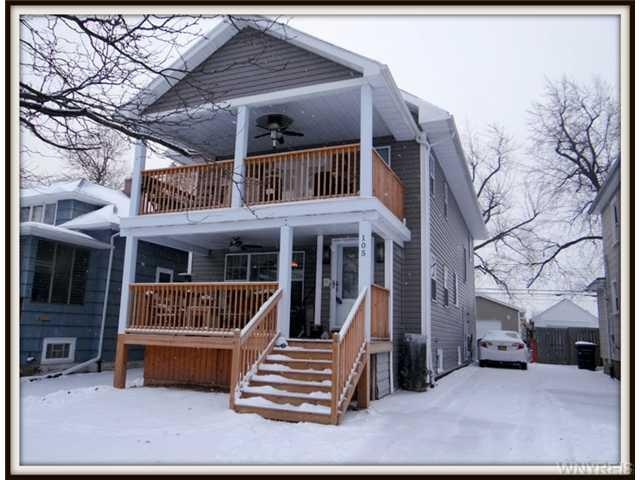 Exterior Front. Large 2 story Kenmore home w/2 ope