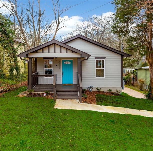 Inviting front entrance