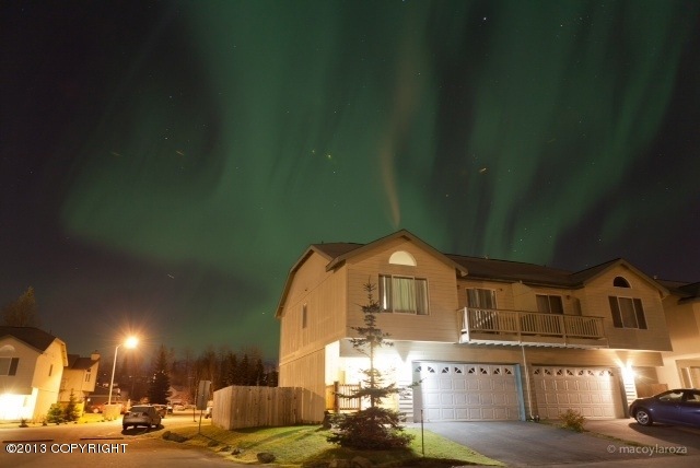 Exterior w/Northern Lights
