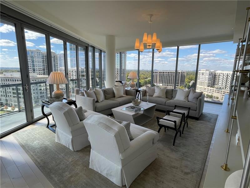 Midday view of living room