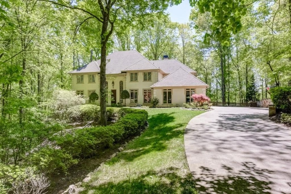 Exterior front. Beautiful, private front yard with