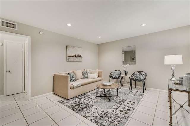 Large living area makes for a flexible use of spac