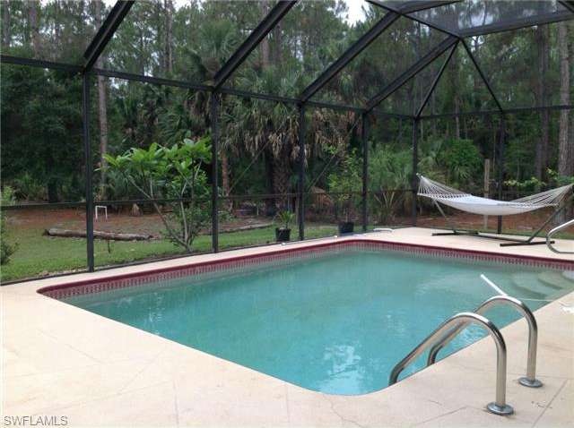 Screened pool and deck