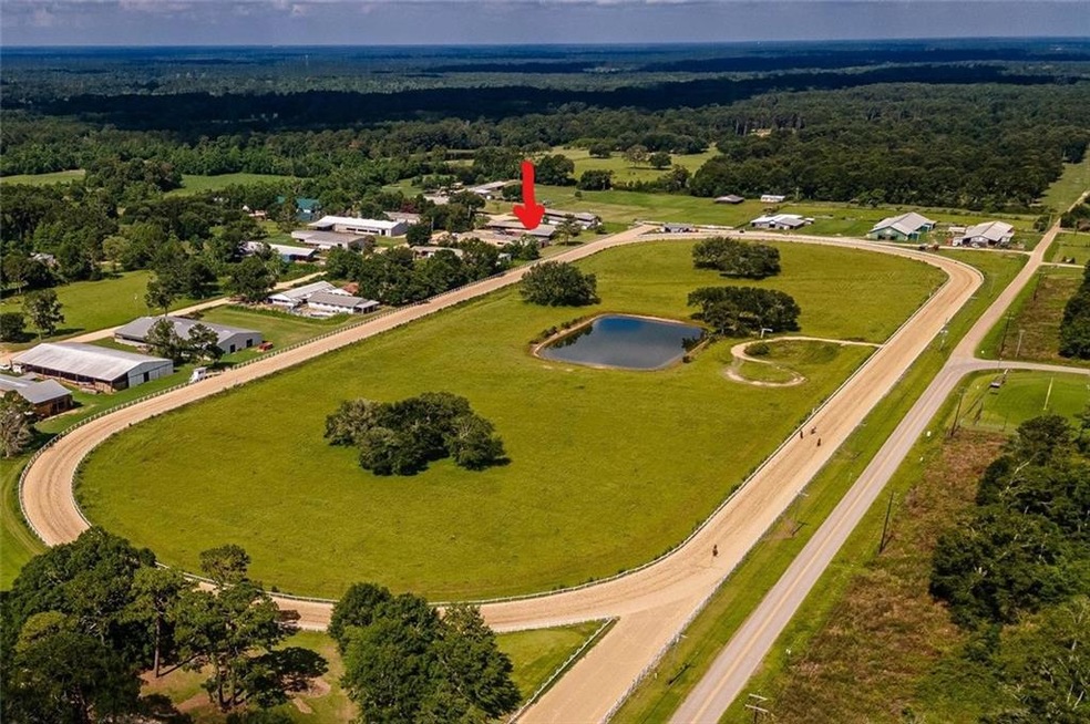 Aerial of Training Track & Barns