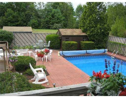 Exterior Back. Inground, heated pool...