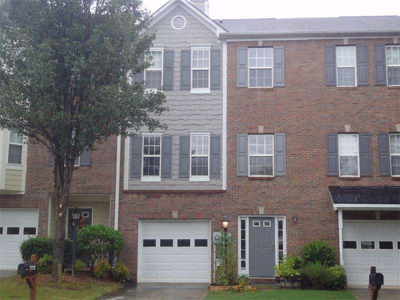 Exterior Brick Front with Garage