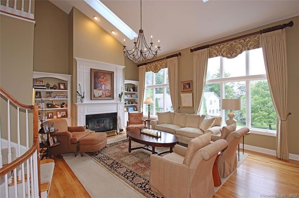 Sundrenched space with two-story windows let the l