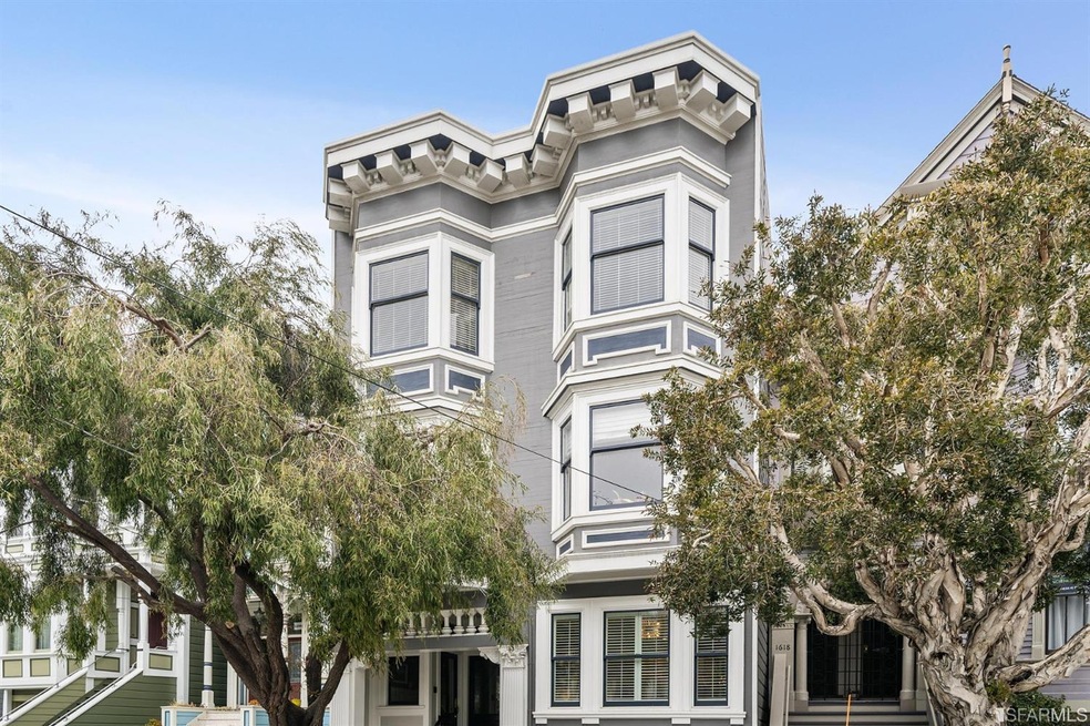 Historic Edwardian Facade has been beautifully pai