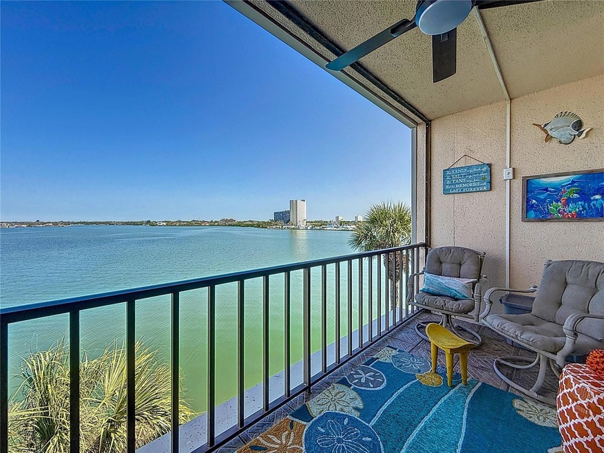 Your balcony is the perfect spot to enjoy the dolphins playing in the water and watch boats pass by.