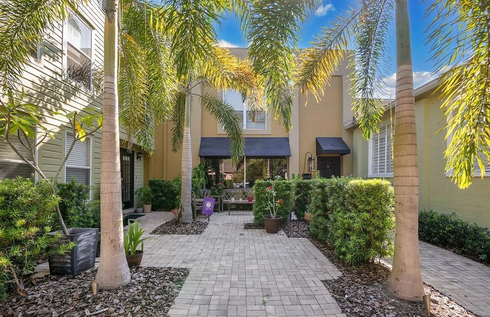 Building courtyard