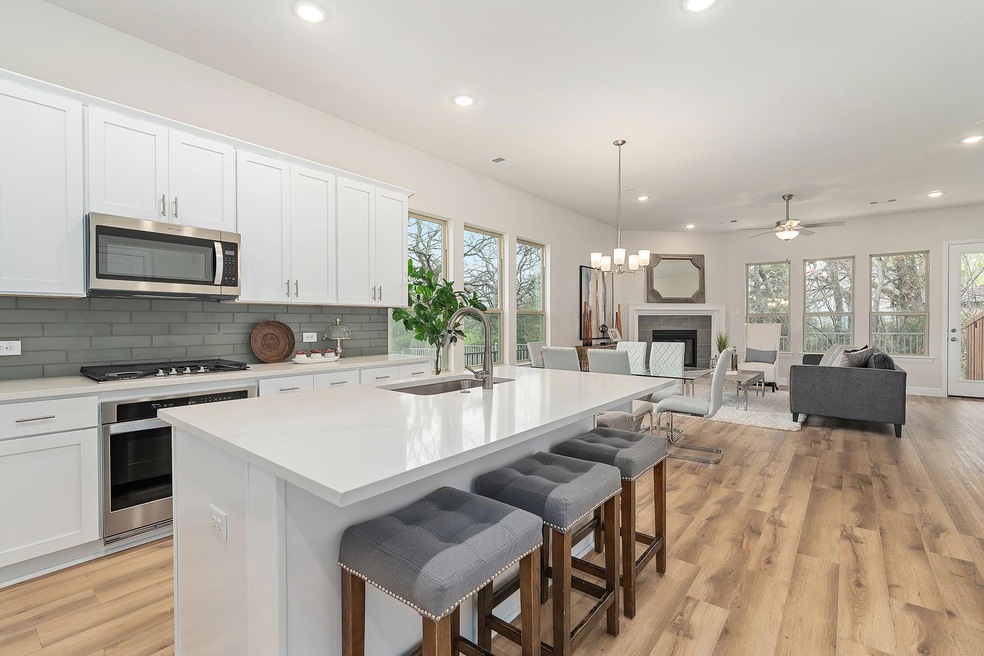 Citadel Floorplan. Model unit shown in photo.