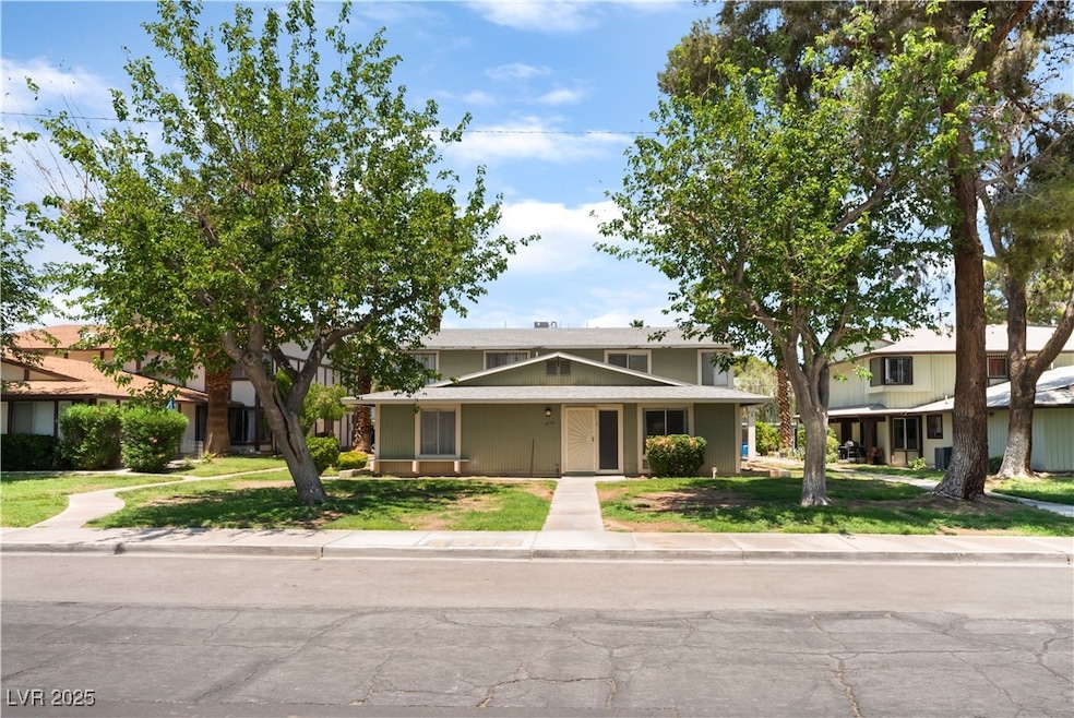 View of front of house with a front lawn