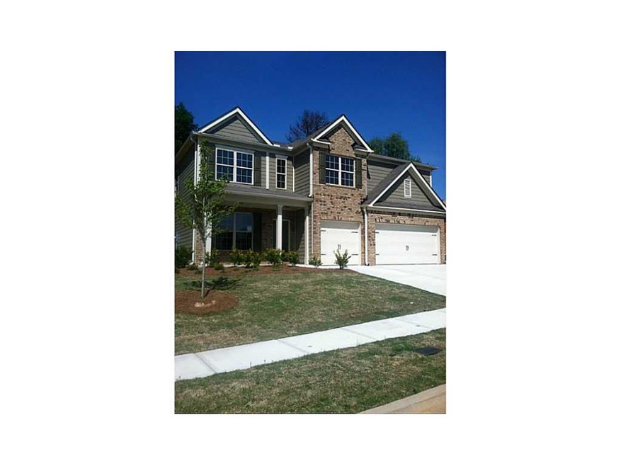 Exterior Front. The Grayson  **Not actual home - c