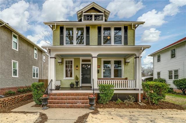 Fully Renovated by Class A Historic Contractor this 3-4 bedroom American Foursquare is ready for new loving owners.  Curb appeal for days!  Full front porch and huge rear deck on three levels of living and a 2 car garage!  New systems, roof, electric