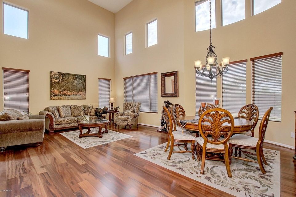 formal dining and living rooms