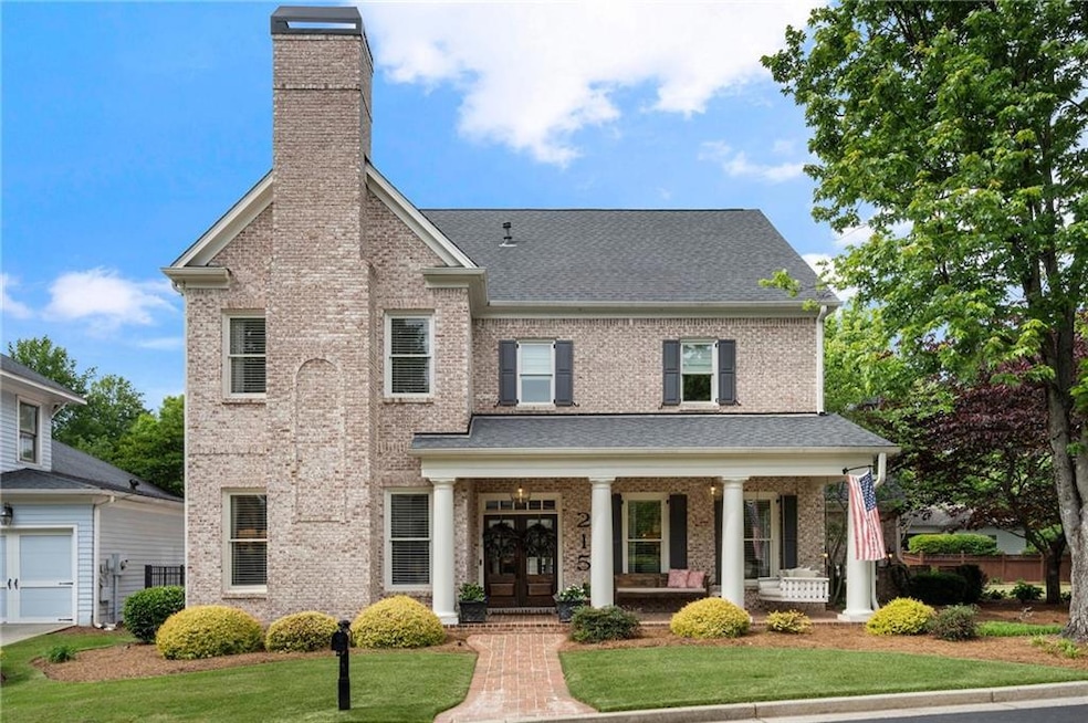 View of front of house featuring covered porch, a 