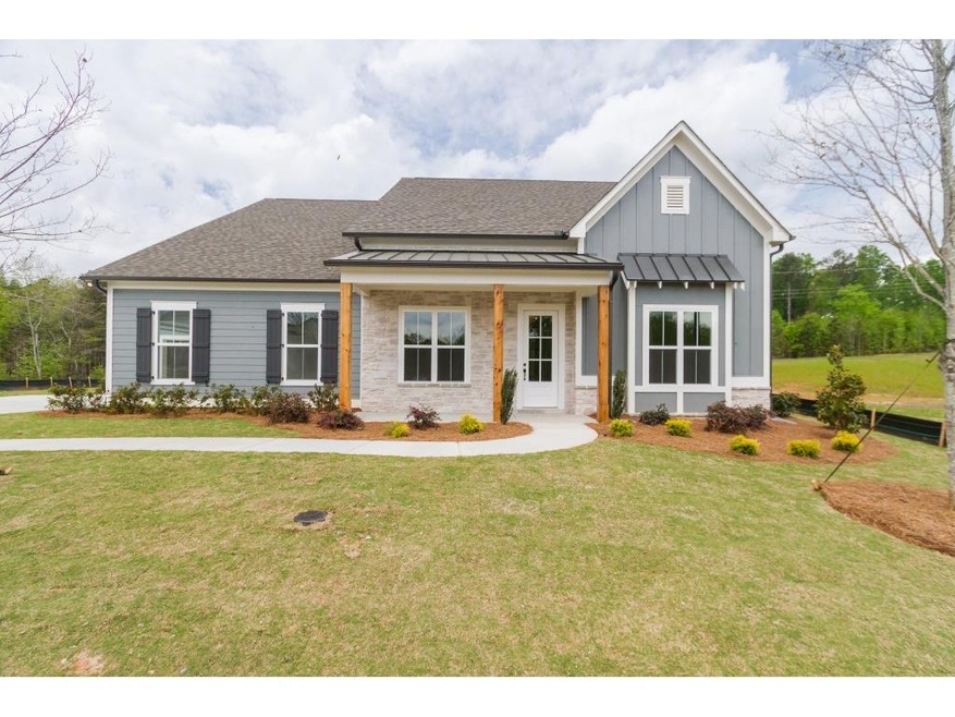 The Kenton floorplan is featured on homesite 5 and