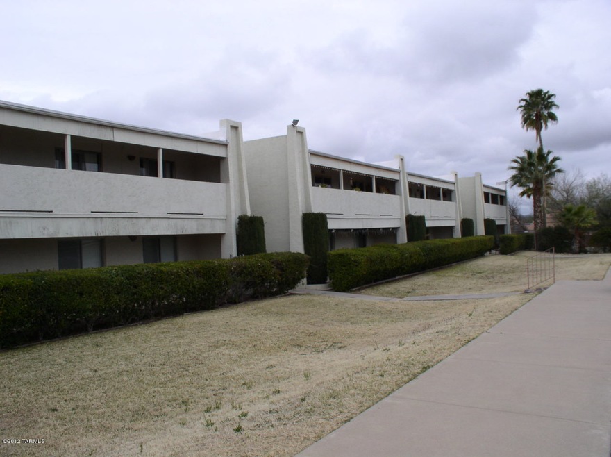 Front of complex