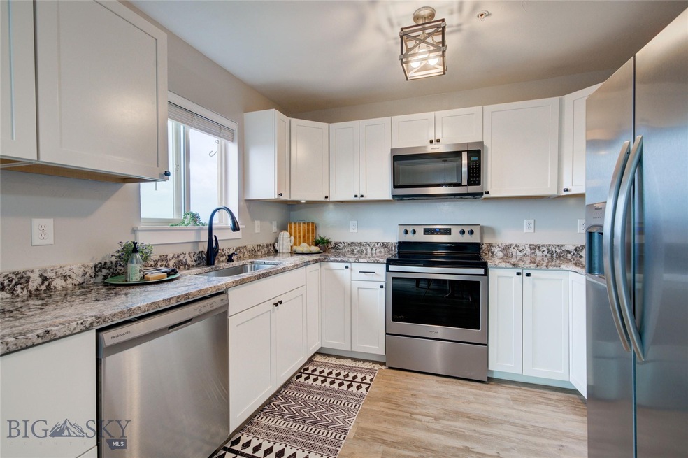 Updated kitchen with granite countertops